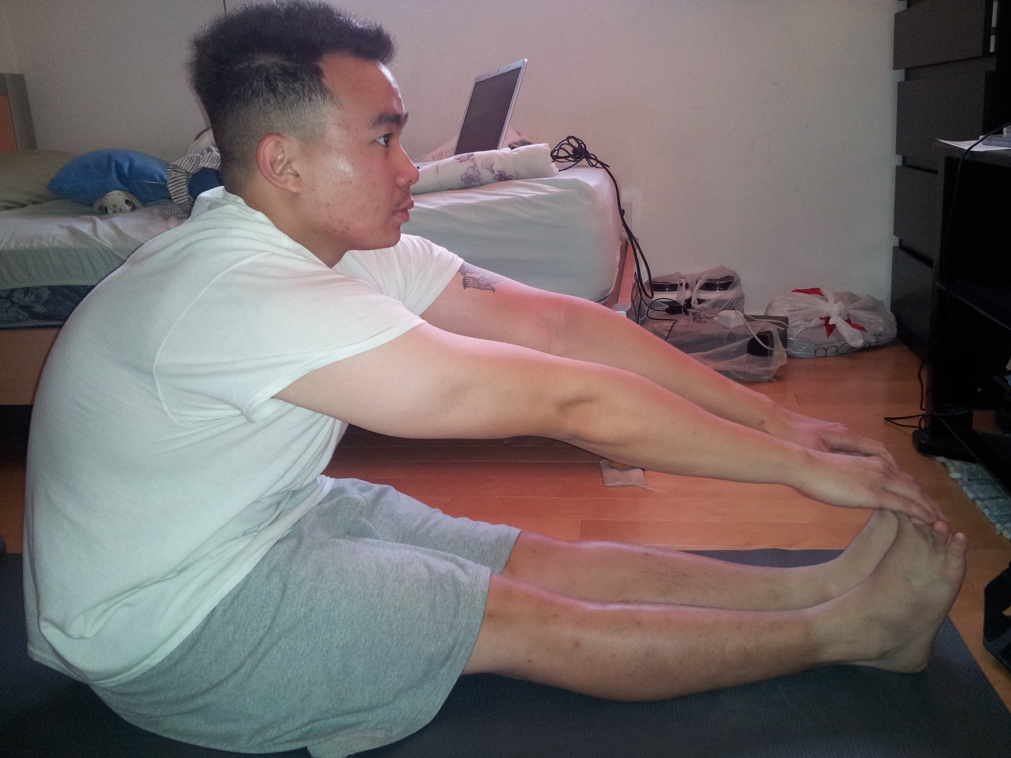 Наклон вперёд — принцип вис вперёд без силового растягивания