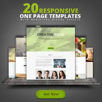 20 One-Page Responsive Templates with Parallax Effect