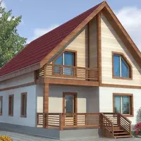 Проект 2-этажного каркасного дома 172м²