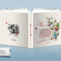 Большая фотокнига для девочки "Первый год". Часть 2