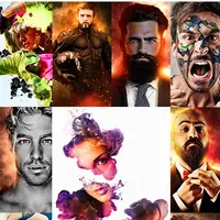 Набор экшенов для Photoshop: 13 сочных и динамичных эффектов