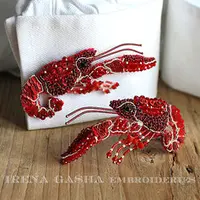 Мастер-класс запонки Раки