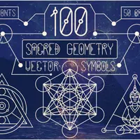 100 Sacred Geometry Symbols