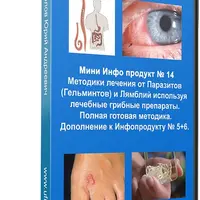 Методики лечения от Паразитов (Гельминтов) и Лямблий используя лечебные грибные препараты