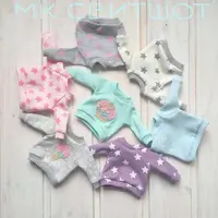 МК свитшот для куклы