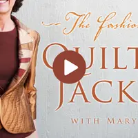 Модный стеганый жакет