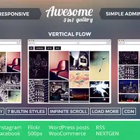 Awesome Gallery - Instagram, Flickr и другие галереи на вашем сайте