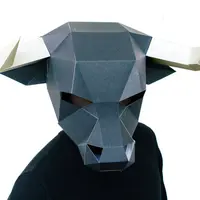 Маска из бумаги - Грозный бык