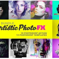 Эффекты и экшены 25-в-1 | Артистические, природные, нежные, абстрактные и дерзкие