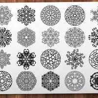 500 векторных орнаментов: Мандалы