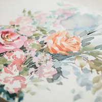 Цветы из цветной воды