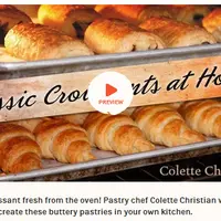 Классические круассаны дома