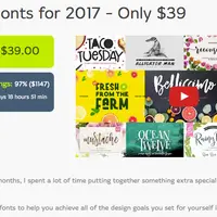 50 новых шрифтов