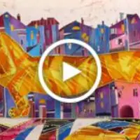 Роспись по ткани в технике батик