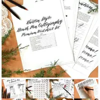 Каллиграфия и леттеринг: прописи и оцифровка работ