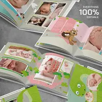 Детский фотоальбом. Шаблон