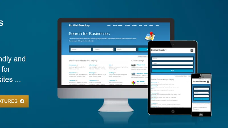 PHP Business Directory - бизнес справочник