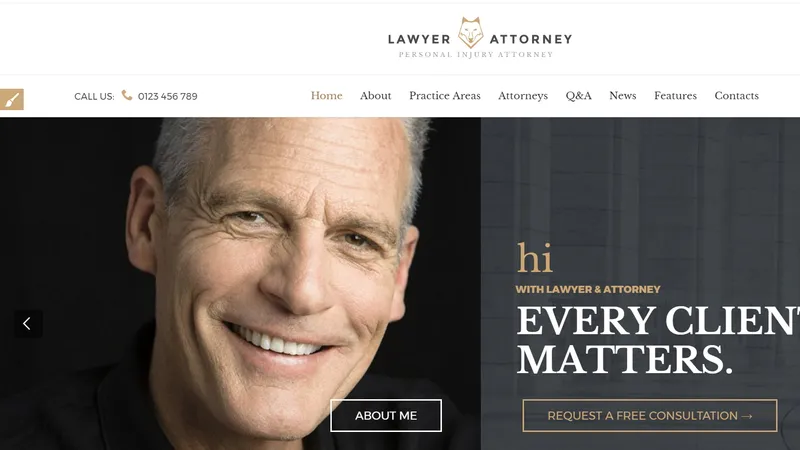 WP Lawyer & Attorney - Theme for Lawyers Attorneys and Law Firm