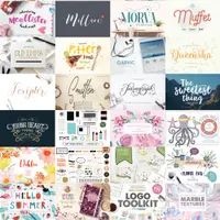 26 Шрифтов и 22 Графических пакета