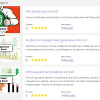 Excel: Формулы, диаграммы и нестандартные графики