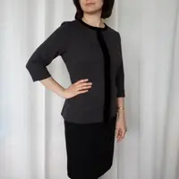 Безлекальный метод кроя. Раскрой приталенного жакета с втачным рукавом сразу на ткани