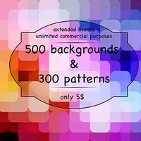 500 Фонов и 300 Паттернов