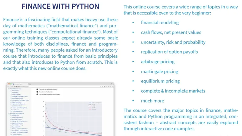 Finance with Python