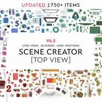 Генератор сцен. 1750+ элементов