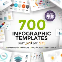 700 шаблонов инфографики