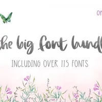 Огромный набор из 115 шрифтов