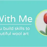 Рисование иглой и шерстью