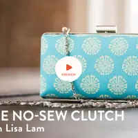 Клатч без шитья