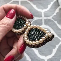 Видео мастер-класс брошь "Очки"