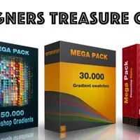 Мега-набор графических ресурсов: градиенты и стили для Photoshop и Illustrator