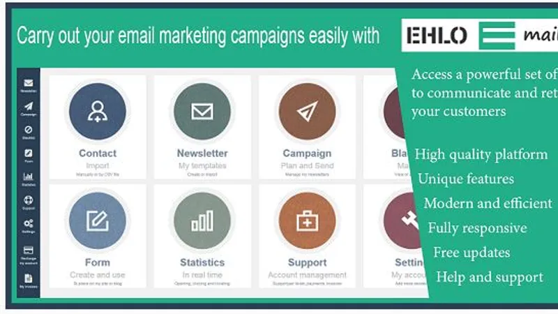 EHLO Mailing - продвинутый и комплексный скрипт для Email маркетинга