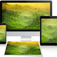 Matcha Green Tea - Digital Energy Mandala