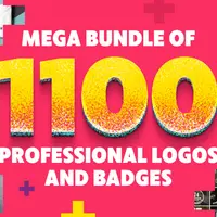 Мега набор из 1100 профессиональных логотипов