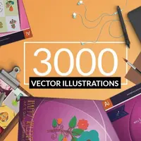 3 000 Премиальных векторных иллюстраций