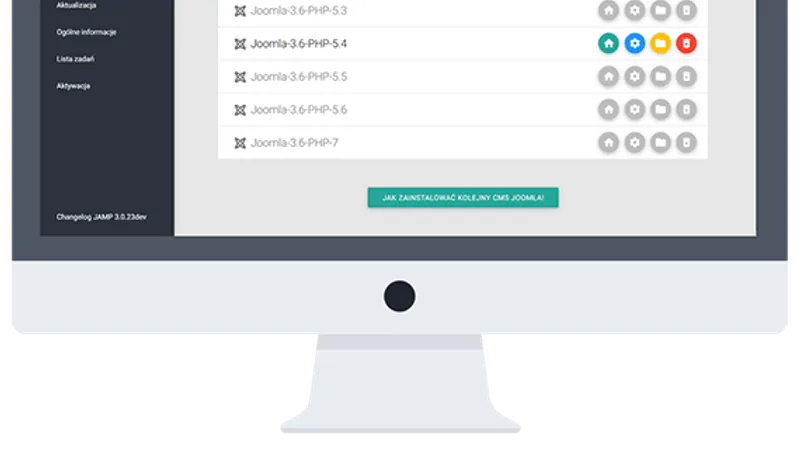 JAMP3 - локальный сервер для Joomla