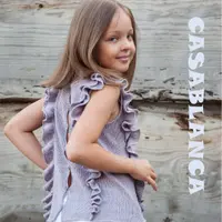 Вязание льняного топа Casablanca