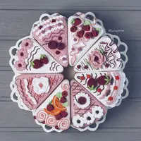 Торт крючком