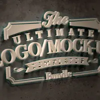 Набор логотипов и мокапов в PSD