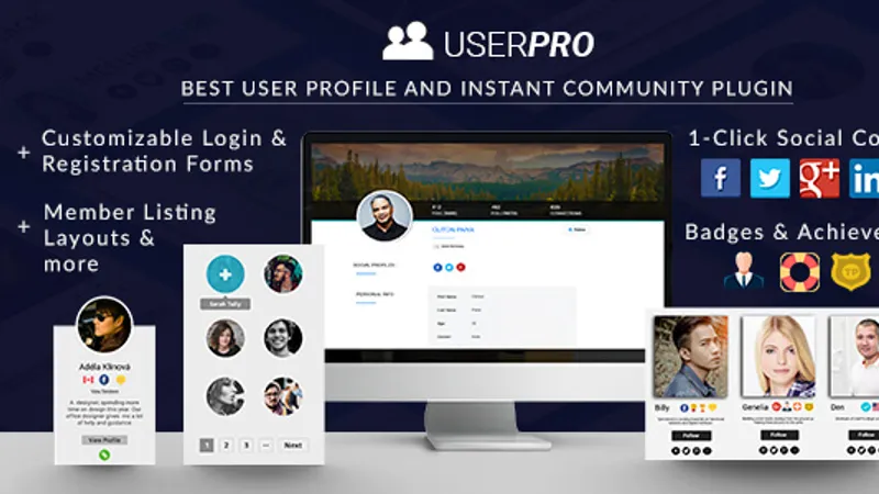 UserPro - add-on pack 3, закладки, теги, вывод и заполнение профайлов
