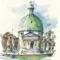 Скетчинг зданий и архитектуры