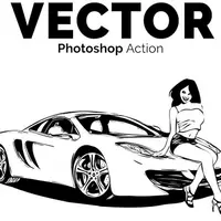 Векторный рисунок из фотографии - Vector Action