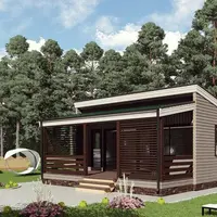 Проект каркасной бани 9,6х8 метров