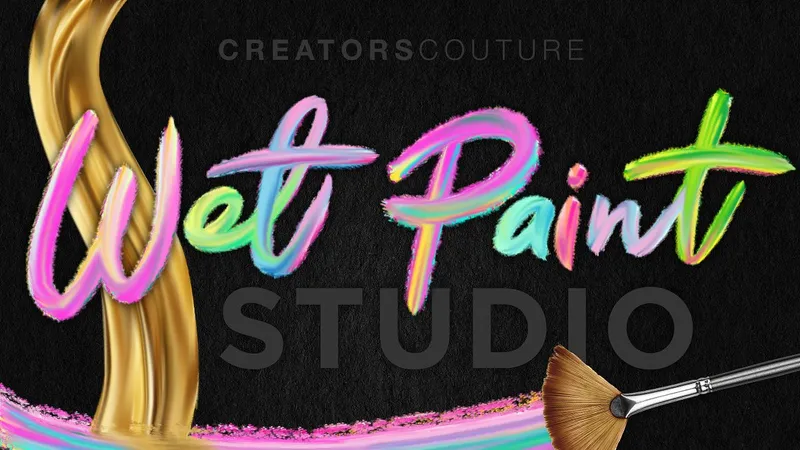 Кисти по технике влажной акварели для Photoshop - Wet Paint Photoshop Brush Studio