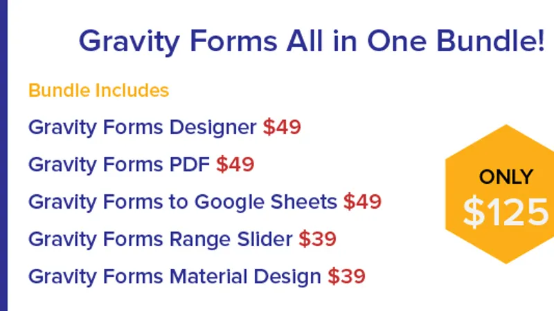 Gravity Forms All in One Bundle - пак аддонов для Gravity Forms