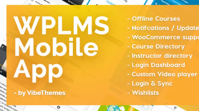 WPLMS Learning Management System App - моб. приложение для шаблона WPLMS