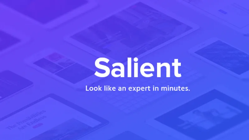 Salient - многоцелевой шаблон